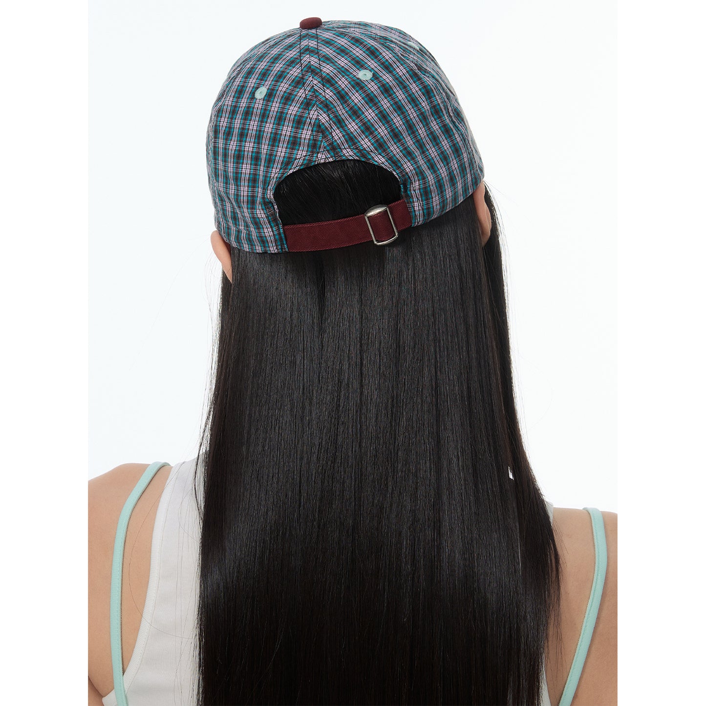 NewJNXS Classic Plaid Embroidered Baseball Cap