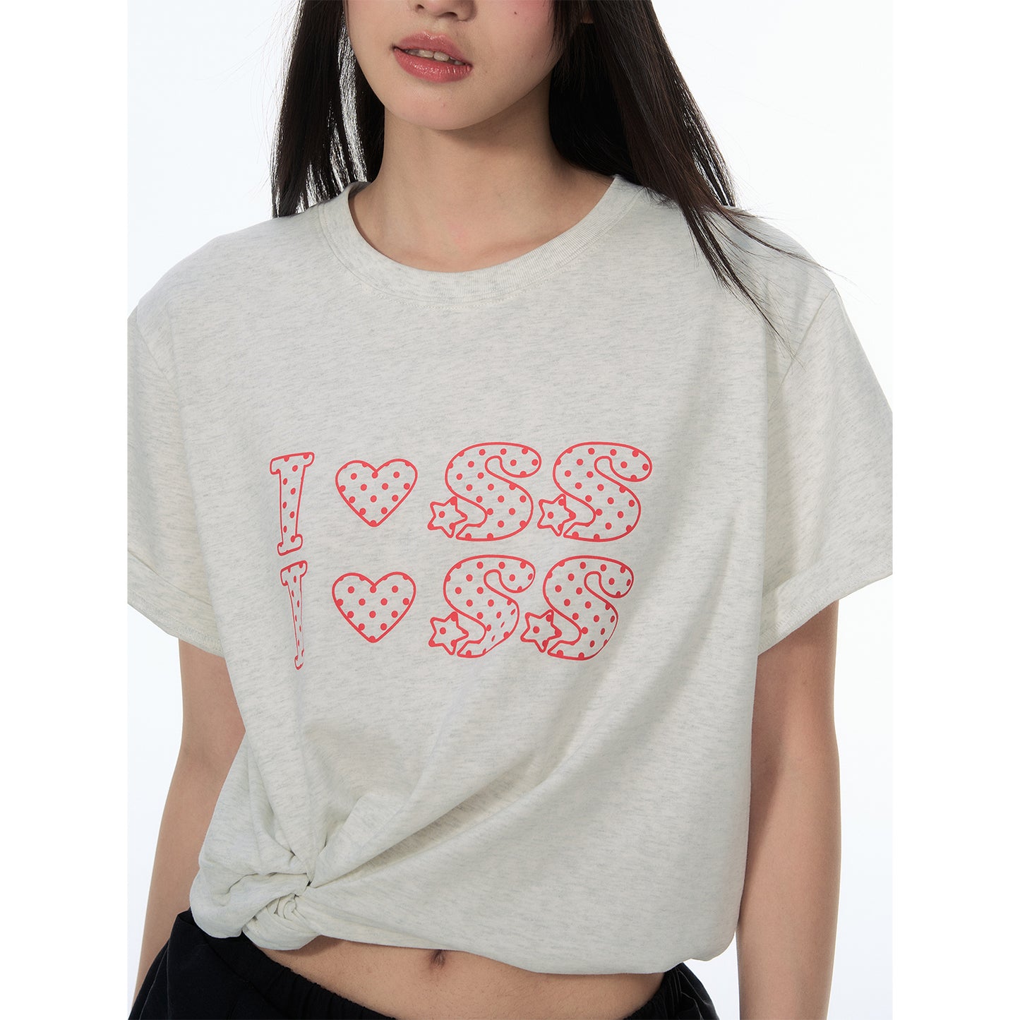 NewJNXS SS Polka Dot Graphic T-Shirt