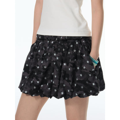 NewJNXS SS All-Over Camo Bubble Skirt