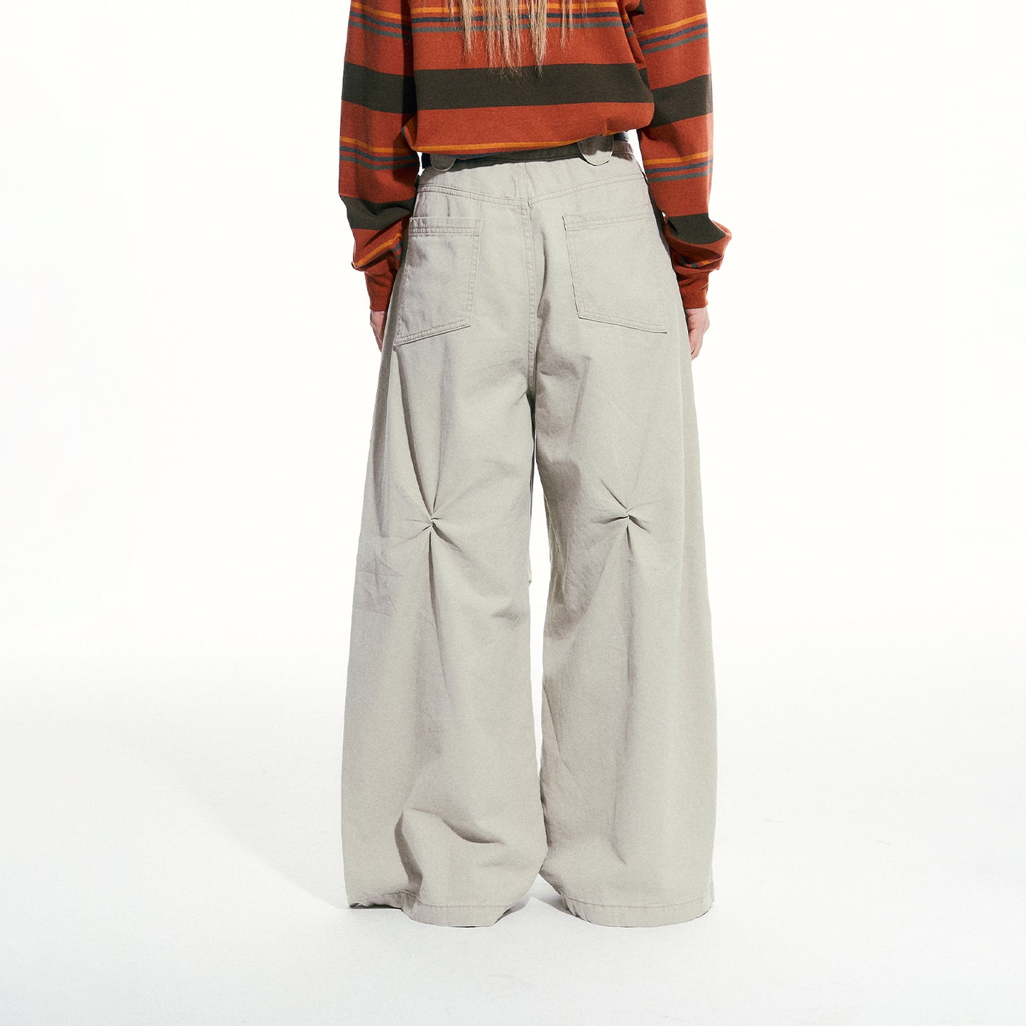 NewJNXS Vintage-Washed Twill Pants