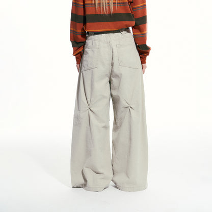 NewJNXS Vintage-Washed Twill Pants