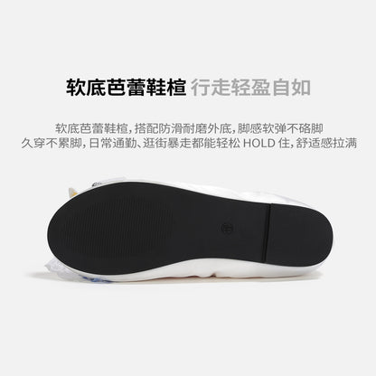 NewJNXS Star Bow Retro Ballet Flats