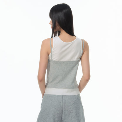 NewJNXS SS Lyocell Layered-Look Camisole