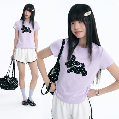 NewJNXS Polka Dot Puppy Tee
