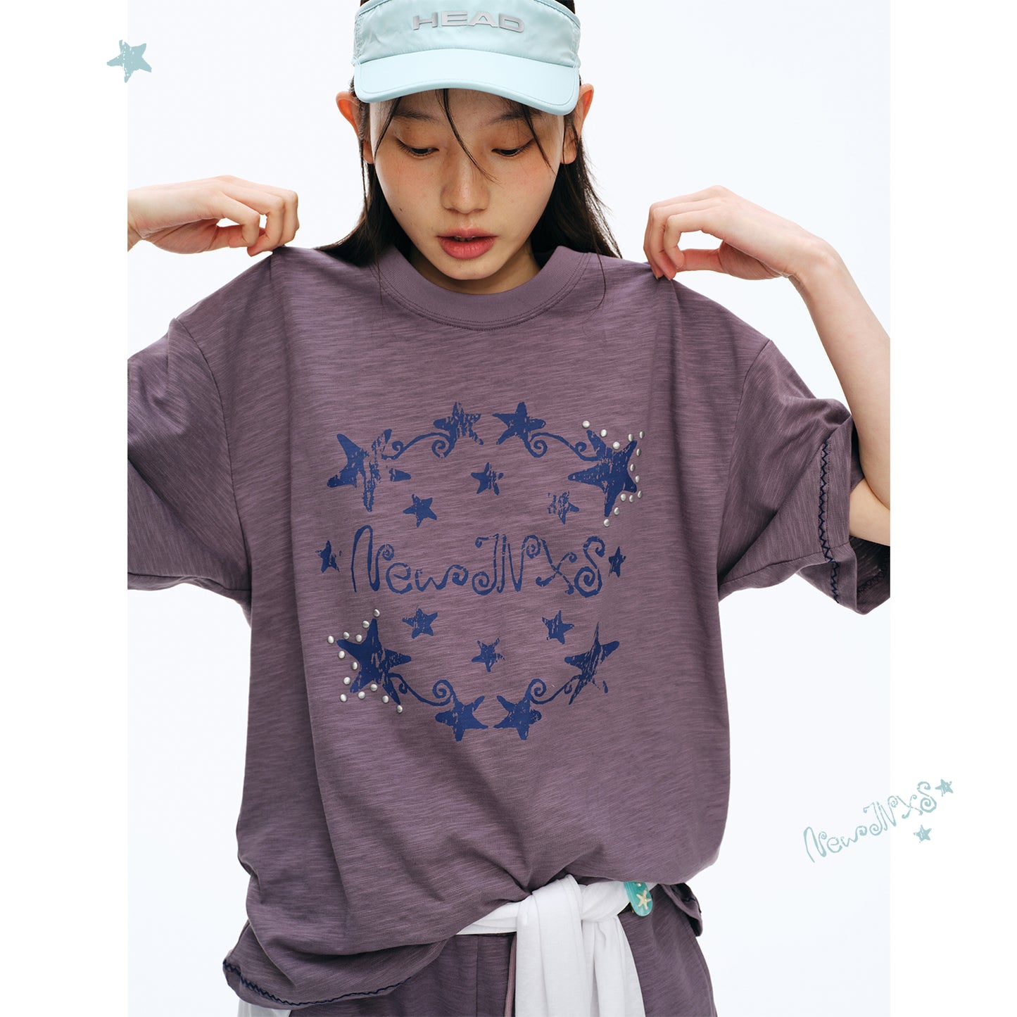 NewJNXS Starburst Logo Knit Tee Set
