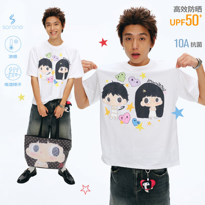 【NewJNXS x Kuku】 Sorona Cooling Quick-Dry Antibacterial Couple Tee