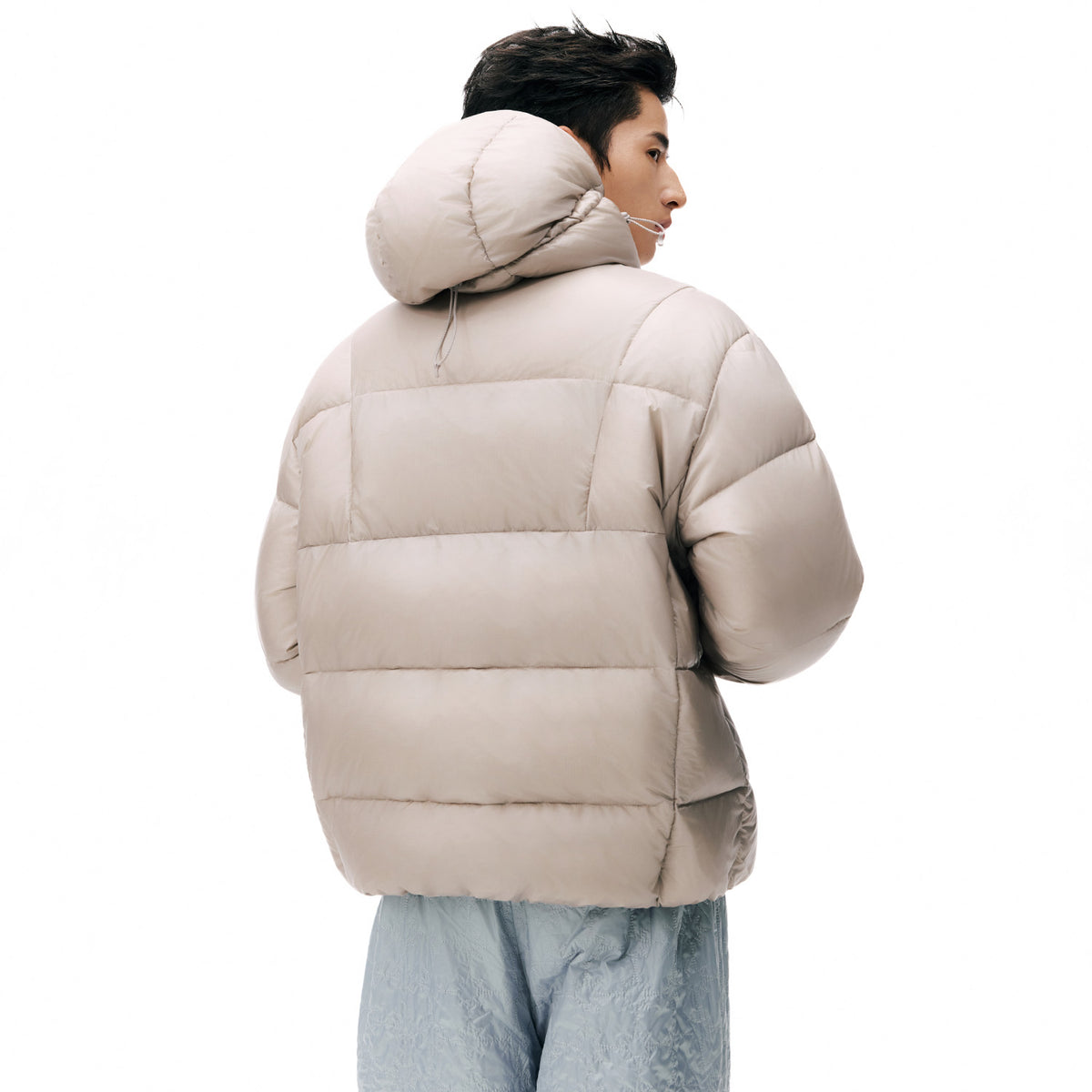 NewJNXS 「Cold Isle Blue Series」 Snowlight Hooded Down Jacket