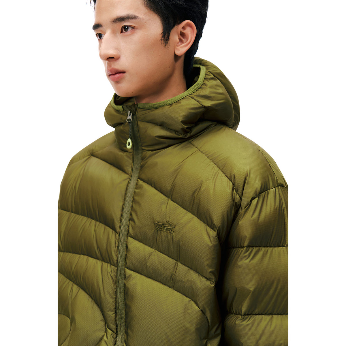 NewJNXS「Cold Isle Blue Series」 Ring Detail Puffer Jacket
