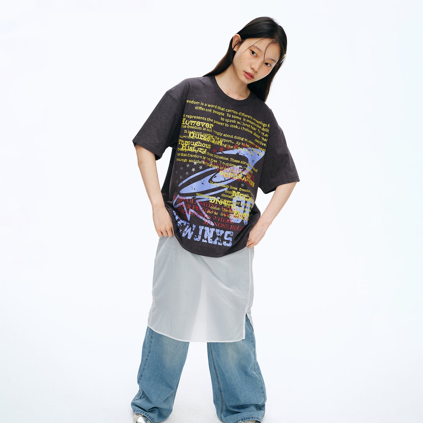 NewJNXS '1990S' Vintage Washed T-Shirt