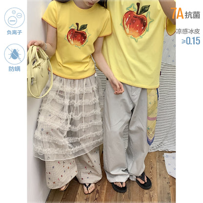 NewJNXS Cooling Apple Star Couple Tee
