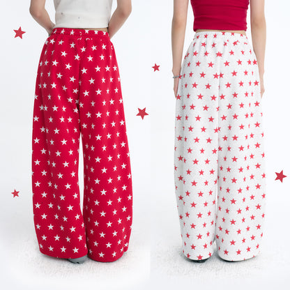 NewJNXS All-Over Star Print Casual Pants
