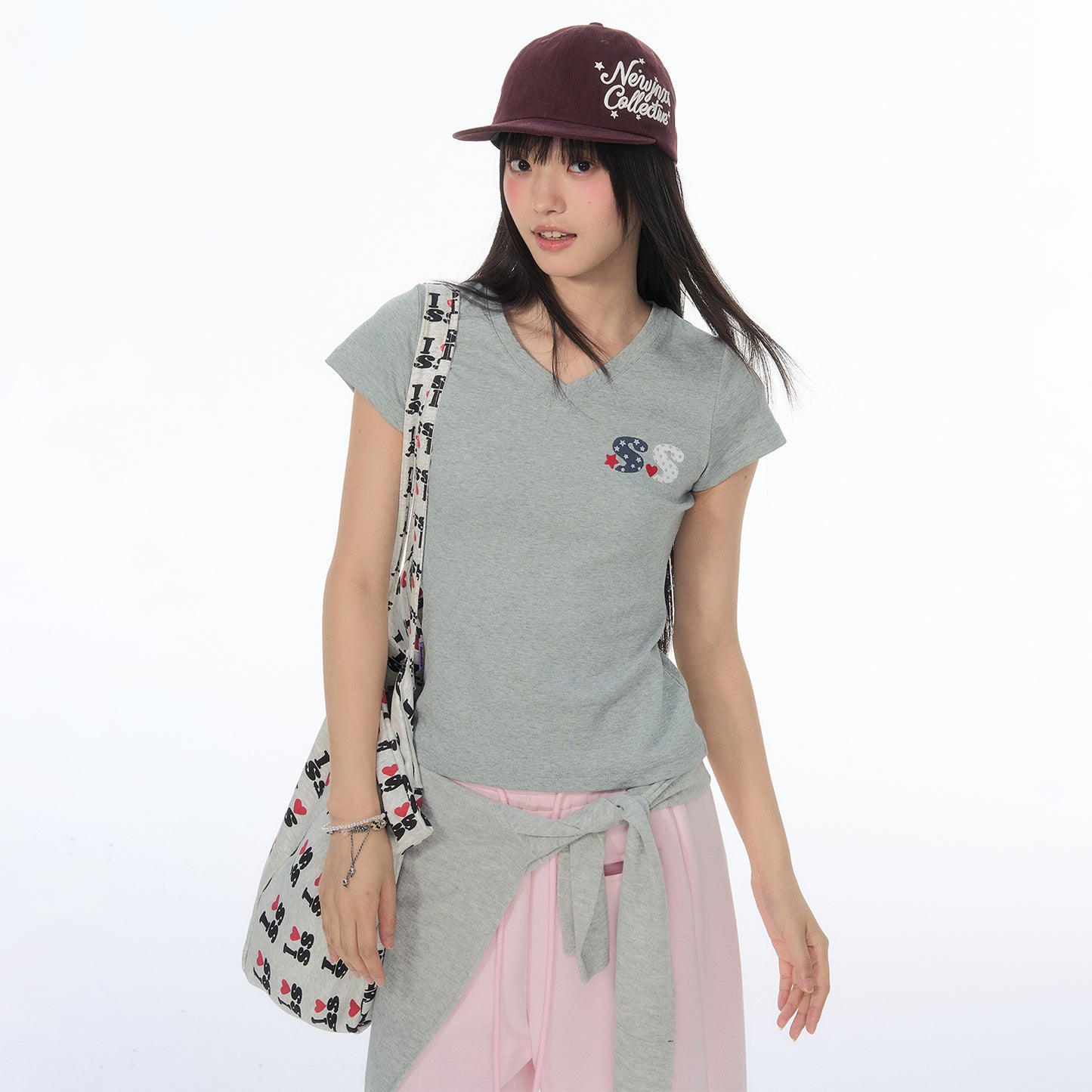 NewJNXS 3D Letter Embroidered Flat Brim Cap