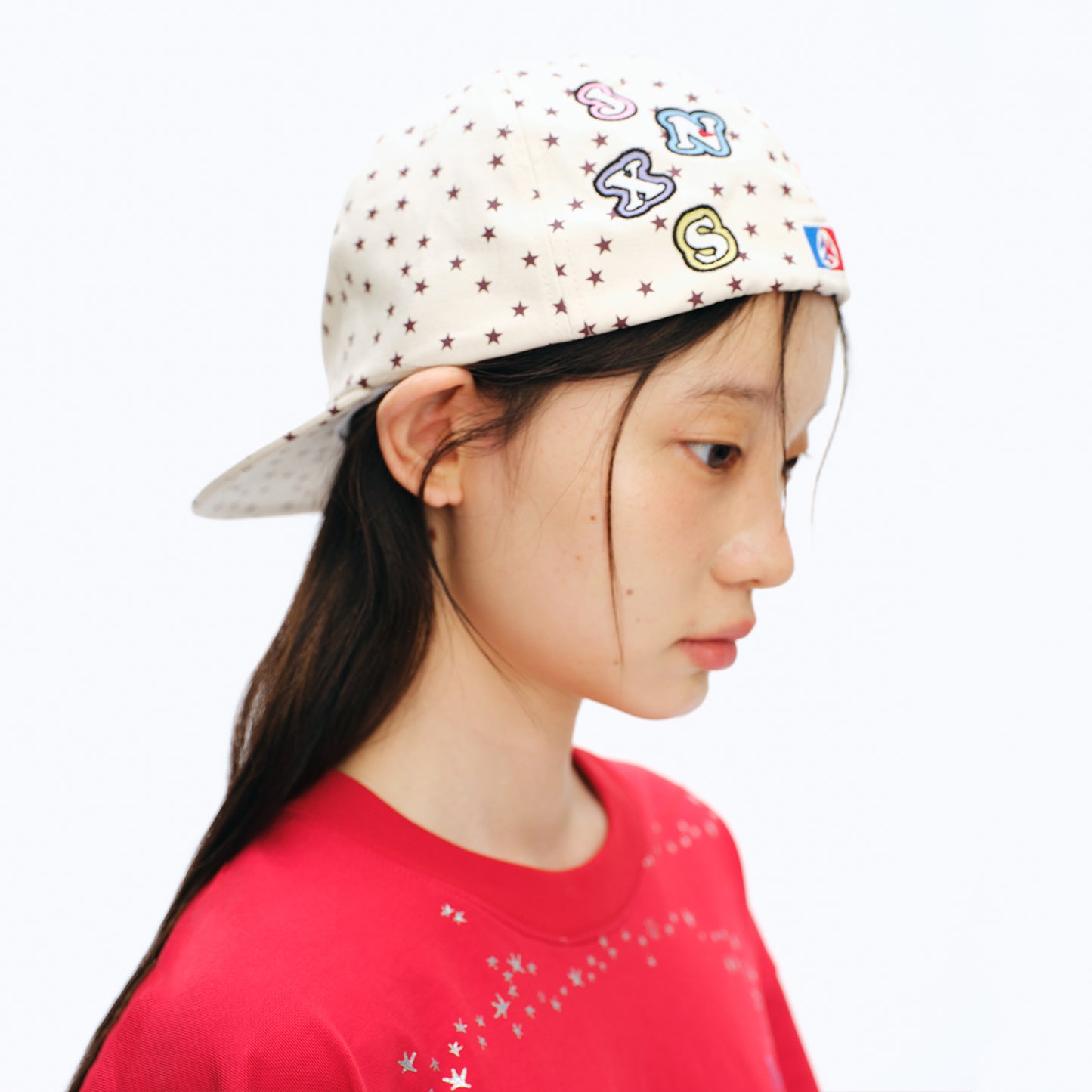 NewJNXS All-Over Star Print Cotton Baseball Cap
