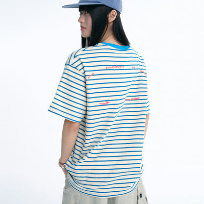 NewJNXS Matching Stripe Tee
