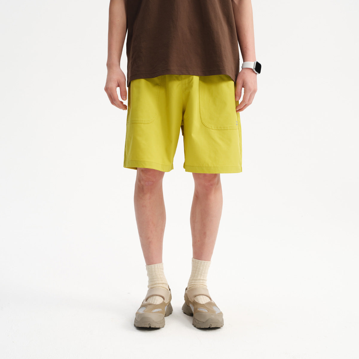 NewJNXS Water-Repellent Outdoor Adjustable Belt Shorts – Unisex