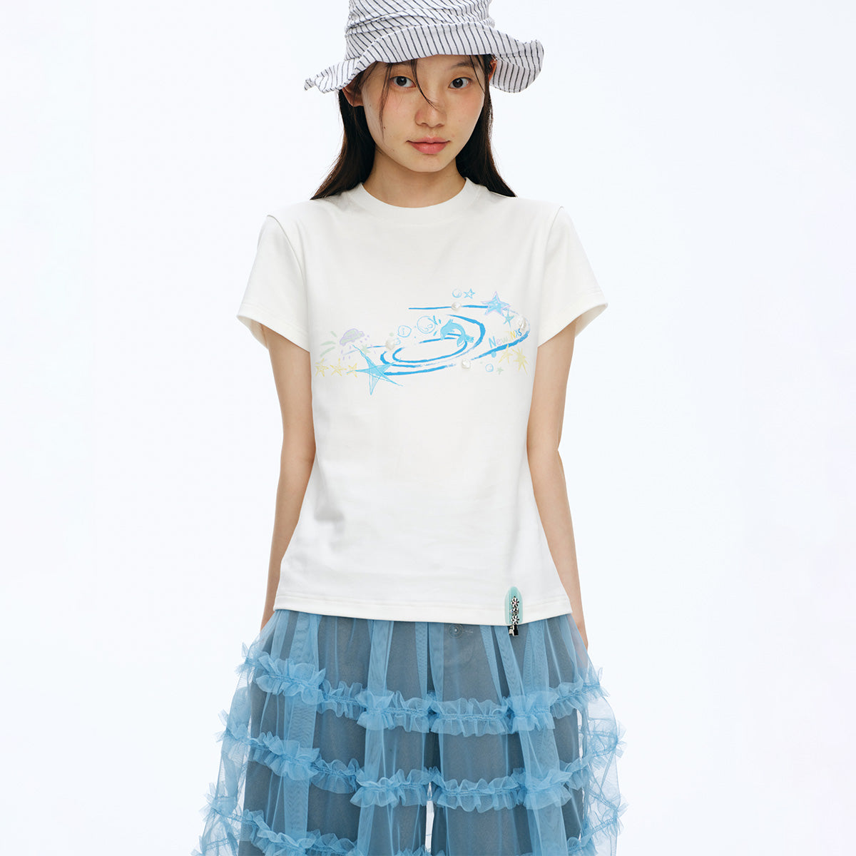 NewJNXS Seashell Ocean  Couple Tee