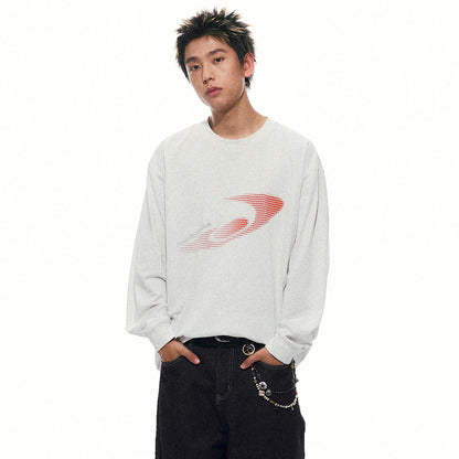 NewJNXS Polka Dot Logo Long Sleeve Tee