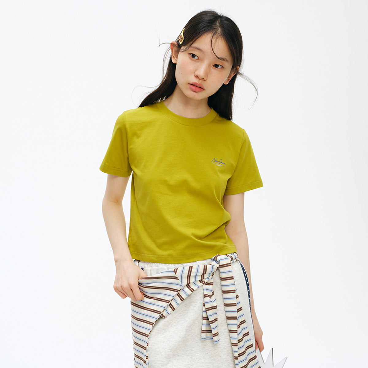 NewJNXS Foil Star Cropped Tee