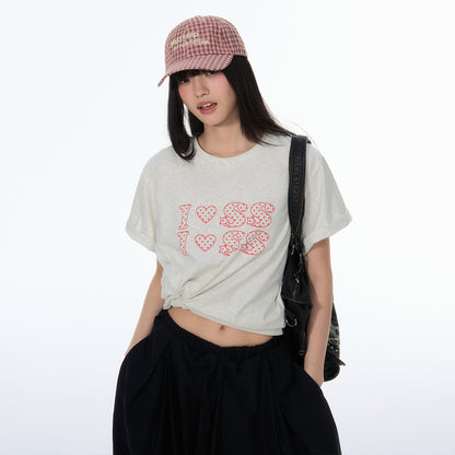 NewJNXS SS Polka Dot Graphic T-Shirt