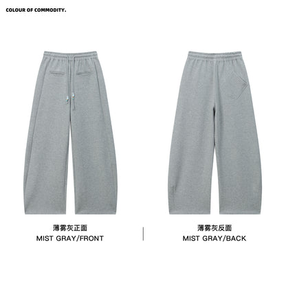 NewJNXS SS Beaded Drawstring Barrel-Leg Pants