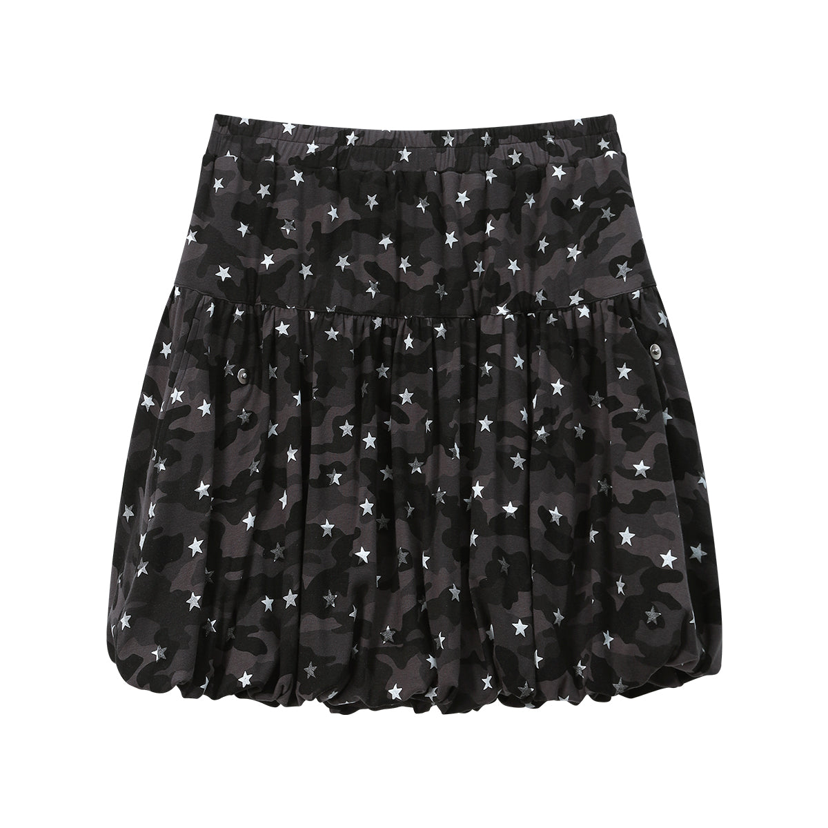 NewJNXS SS All-Over Camo Bubble Skirt
