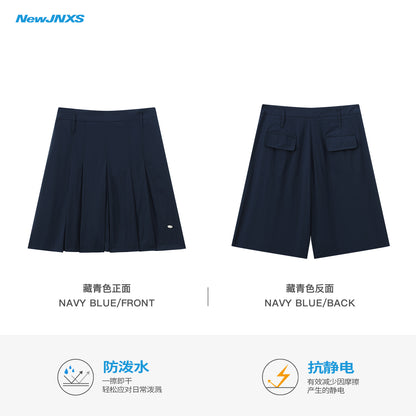 NewJNXS Water-Repellent Anti-Static A-Line Pleated Skirt