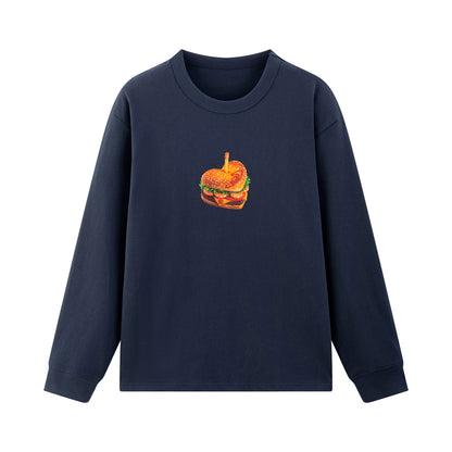 NewJNXS Burger Graphic Long Sleeve Tee