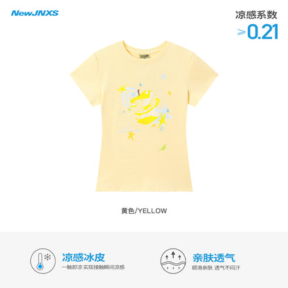 NewJNXS Apple Universe Slim-Fit Tee