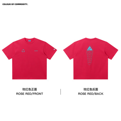 NewJNXS  Heavyweight Washed Contrast Graphic Oversized Tee