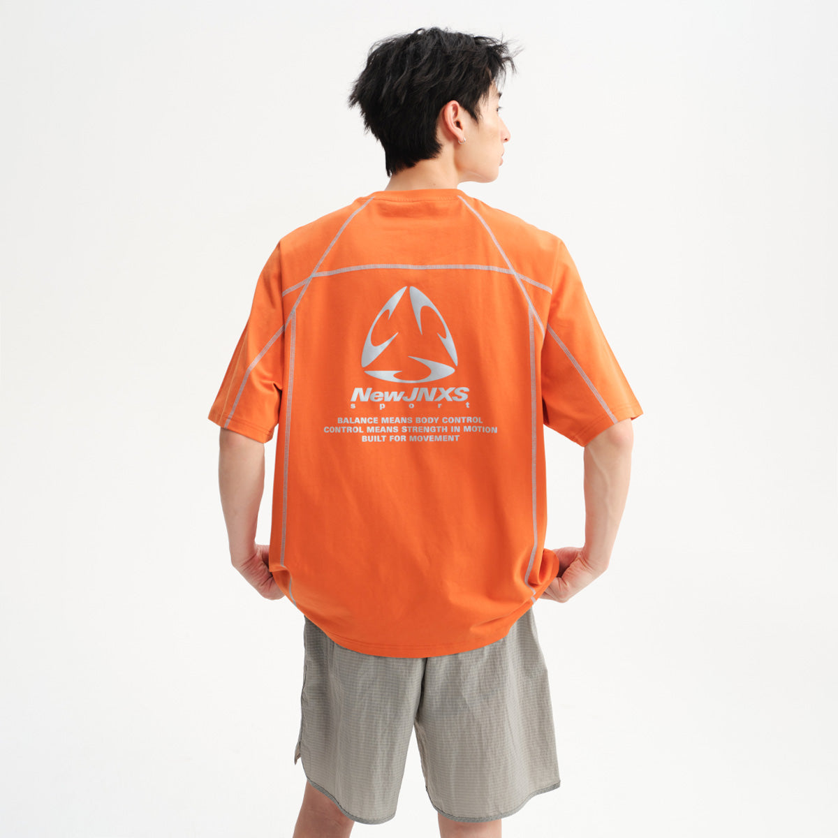 NewJNXS Sorona Quick-Dry UV Protection Reflective Stitch Tee