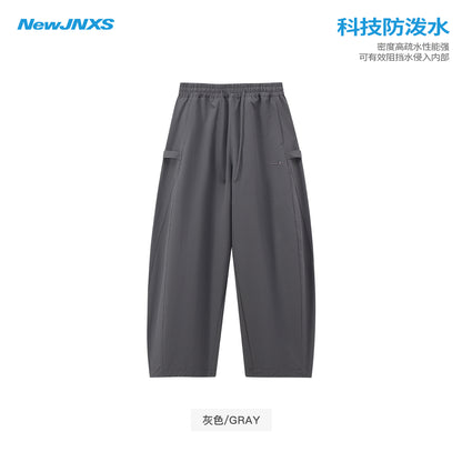 NewJNXS Water-Repellent Woven Straight-Leg Pants