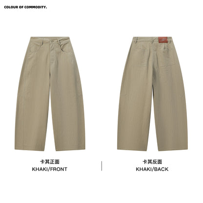 NewJNXS Vintage Twill Relaxed Barrel Pants