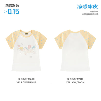 【NewJNXS × Kuku 2.0】Rhinestone Unicorn Fitted Tee