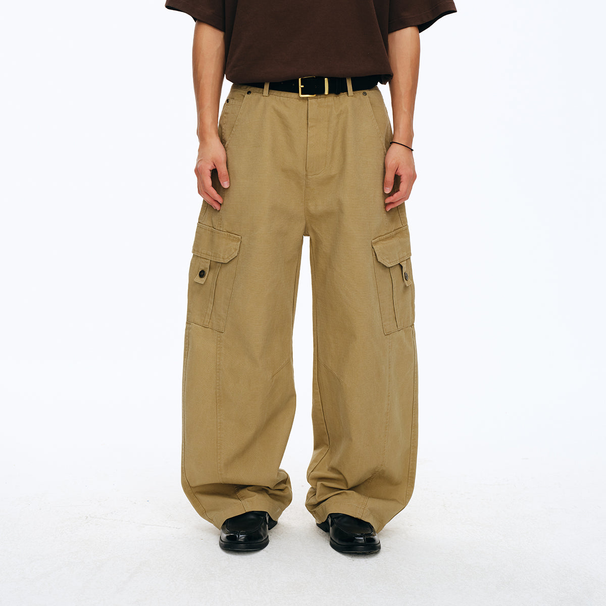 NewJNXS Washed Utility Cargo Pants