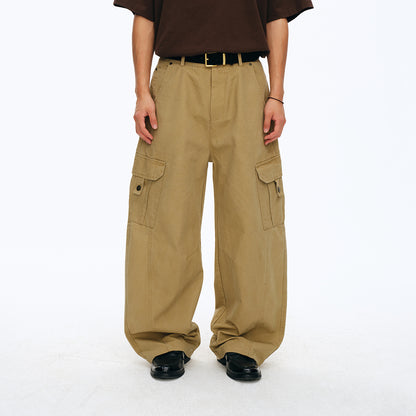 NewJNXS Washed Utility Cargo Pants