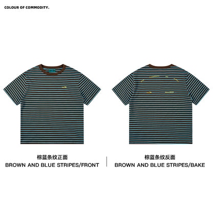 NewJNXS 280G Striped Relaxed-Fit Tee