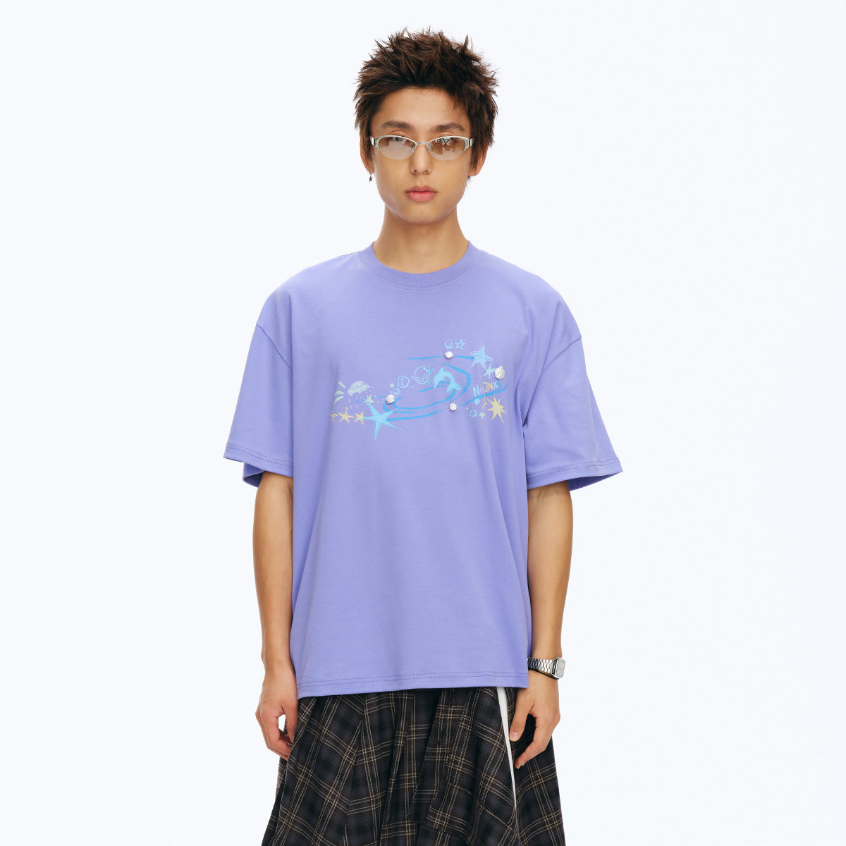 NewJNXS Seashell Ocean  Couple Tee
