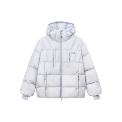 NewJNXS 「Cold Isle Blue Series」 Snowlight Hooded Down Jacket