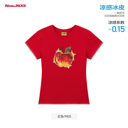 NewJNXS Cooling Apple Star Couple Tee