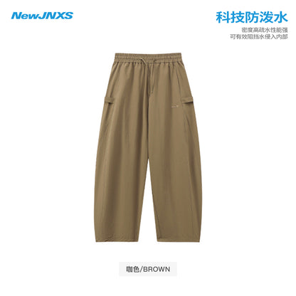 NewJNXS Water-Repellent Woven Straight-Leg Pants