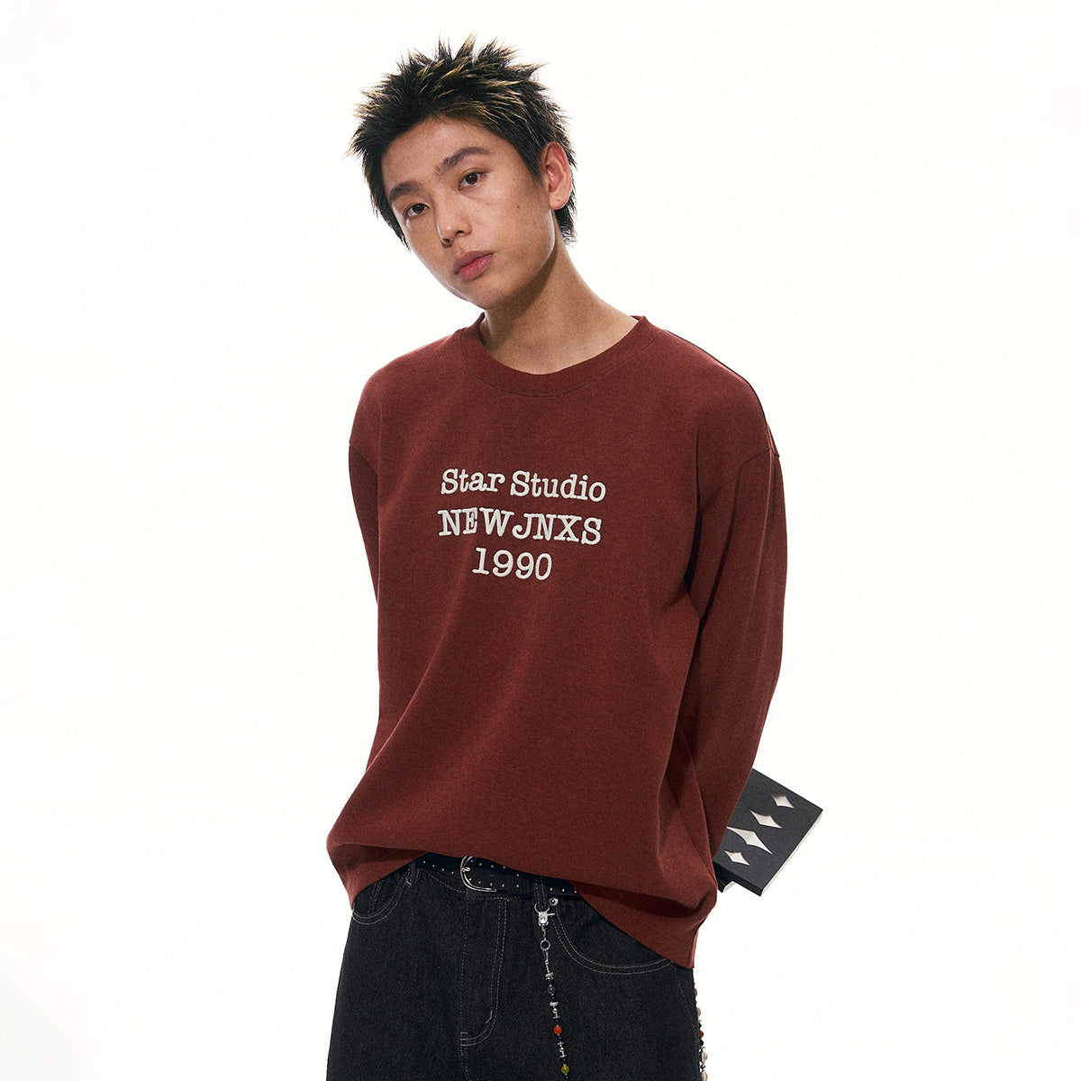 NewJNXS Heavyweight Heather Long Sleeve Tee