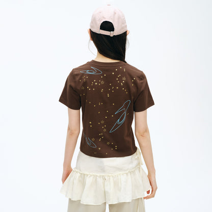 NewJNXS Foil Star Cropped Tee