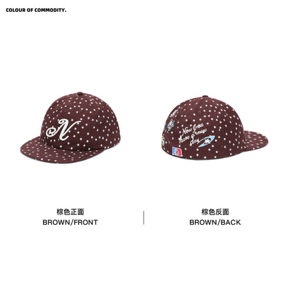 NewJNXS All-Over Star Print Cotton Baseball Cap