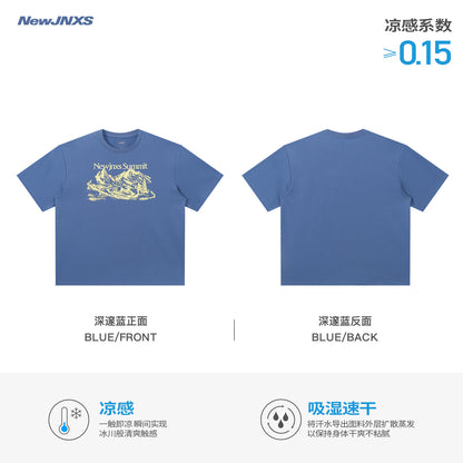 NewJNXS   Cooling Quick-Dry Mountain Graphic T-Shirt