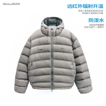 NewJNXS 「Cold Isle Blue Series」 Hooded Down Jacket