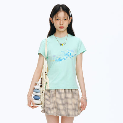 NewJNXS Seashell Ocean  Couple Tee
