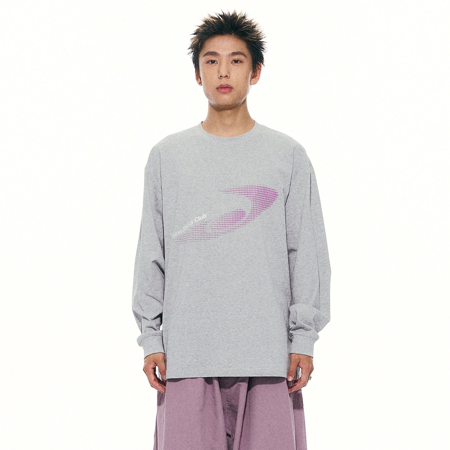 NewJNXS Polka Dot Logo Long Sleeve Tee