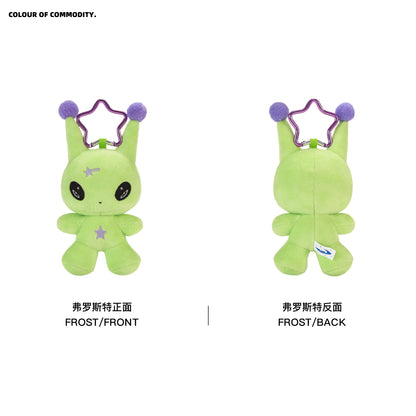 NewJNXS World Frost Purple Signal Ball Plush Bag Charm