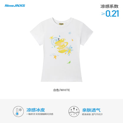 NewJNXS Apple Universe Slim-Fit Tee