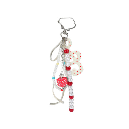 NewJNXS Polka Dot & Music Note Beaded Charm Chain